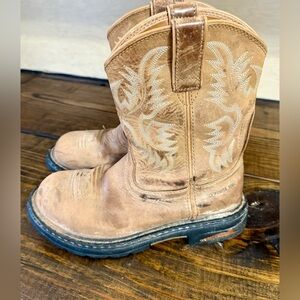 Ariat Women’s Size 6 Composite Toe Work Boots – Distressed Tan Leather